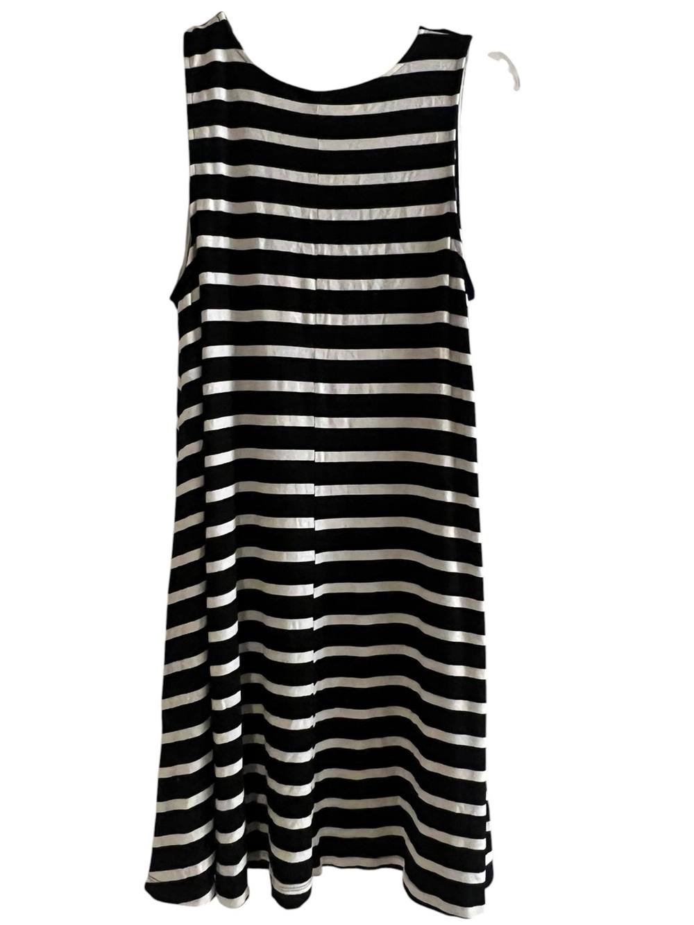 Old Navy Sleeveless Striped Swing Tunic Black White Size L